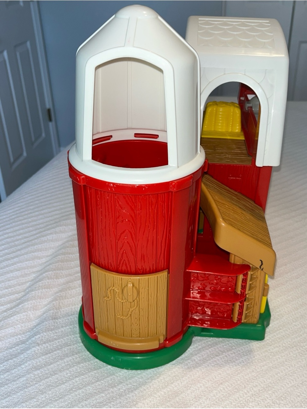 Fisher-Price Red & White Farm Barn Playset with Animal Figures - Picture 13 of 14